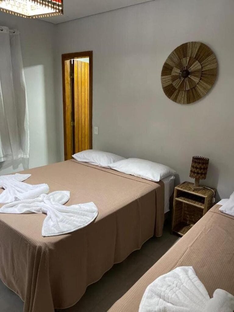 Triple room with Private Bathroom, Pousada Vilarejo, Itacare, Bahia, Brazil