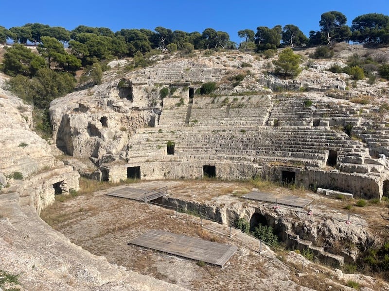 Roman Amphitheatre of Cagliari, Sardinia, Italy