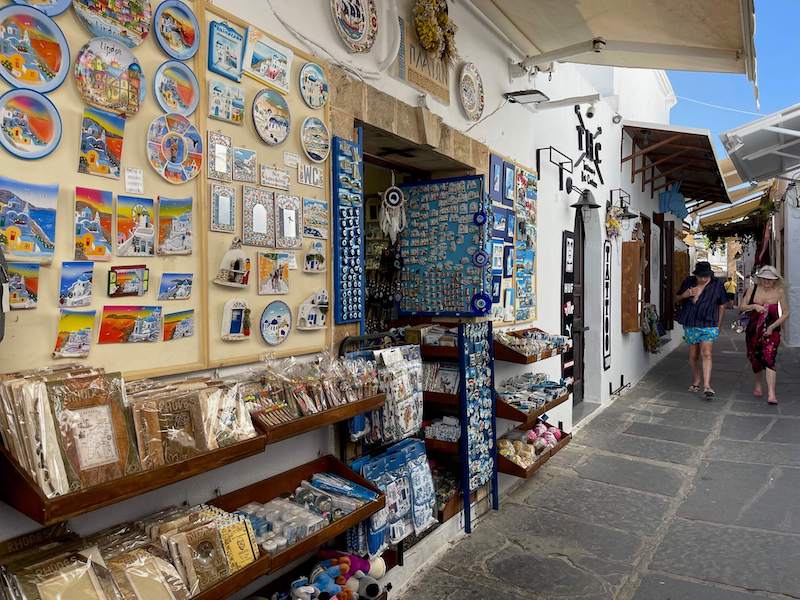 Casco antiguo de Lindos, Rodas, Grecia